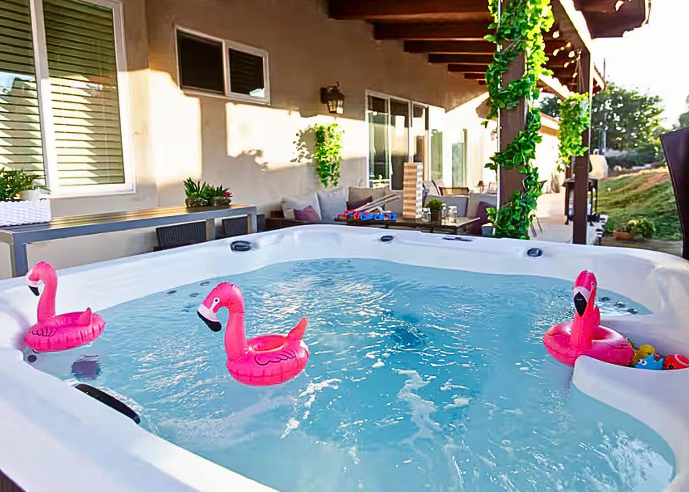 Warm living room with fireplace and space to gather together at Hearth